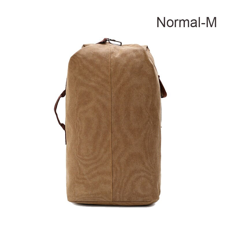 canvas travel backpack, view 16 - MRSLM