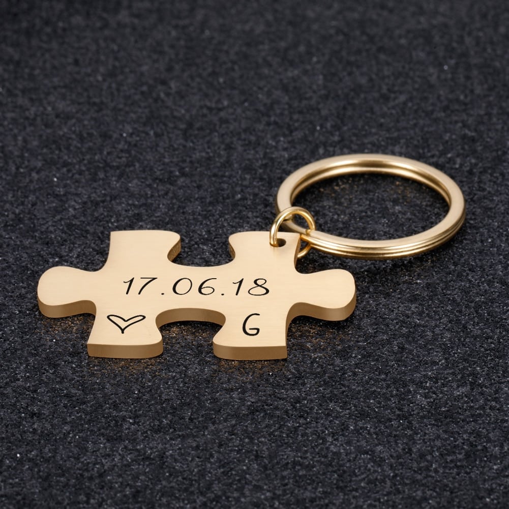 Keychains Gift for Girlfriend, 2 pcs Set