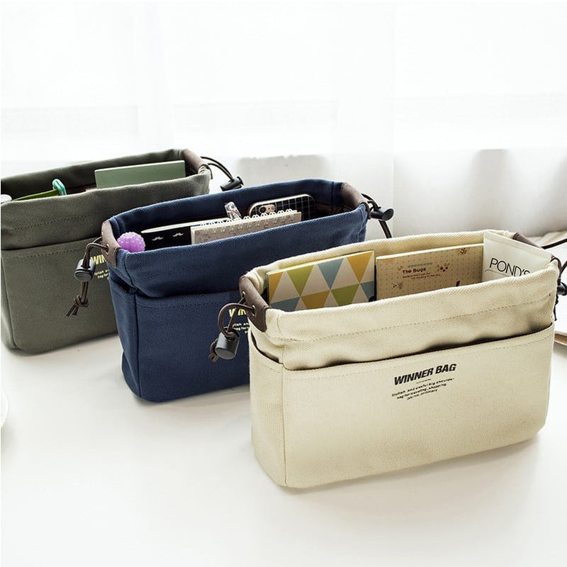 canvas travel cosmetic organizer, view 12 - MRSLM