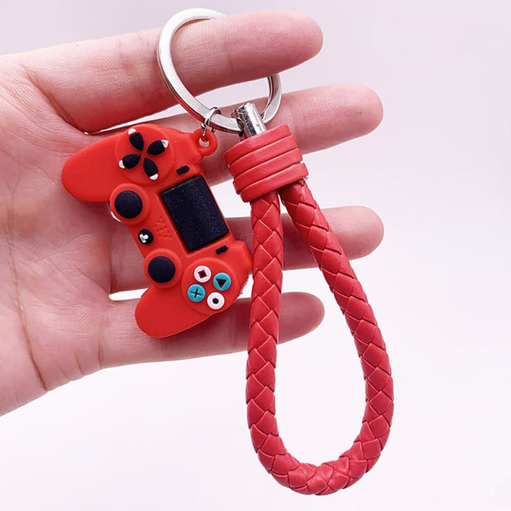 Braided Phone Number Key Chain