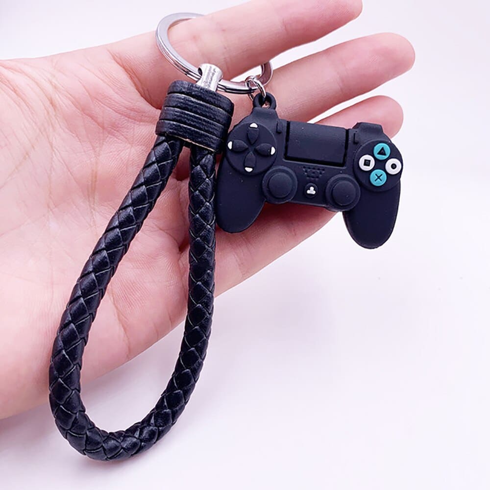 Braided Phone Number Key Chain