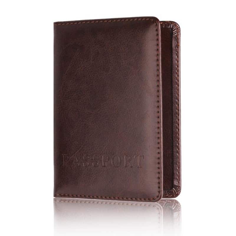 Leather Passport and Card Holder