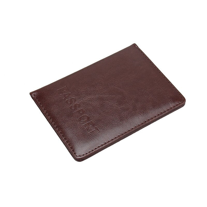 Leather Passport and Card Holder