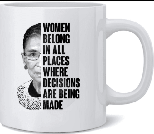 Ruth Bader Ginsburg Ceramic Mug - MRSLM
