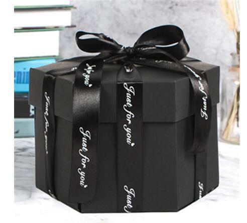 Surprise Explosion Box DIY Handmade Scrapbook Photo Album Gift Box for Valentine Gift - MRSLM