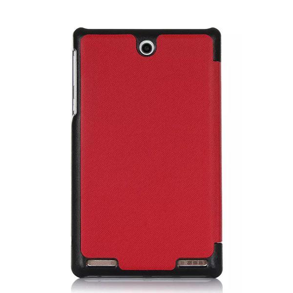 Ultra Thin Tri-fold PU Leather Case For Acer Iconia One7 B1-740 (Black) - MRSLM