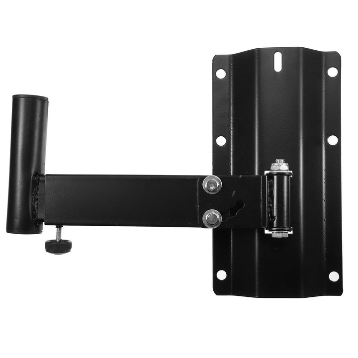 Universal Heavy Duty Steel 180 Degrees Swivel Adjustable Speaker Wall Bracket for Wall Hanging Home Theatre System - MRSLM