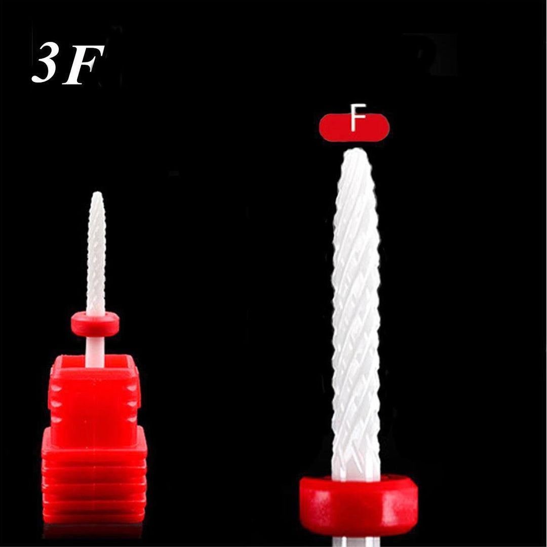 Ceramic Beauty Gel Removal Nail Drill Bits Manicure Tools Cuticle Cleaner - MRSLM