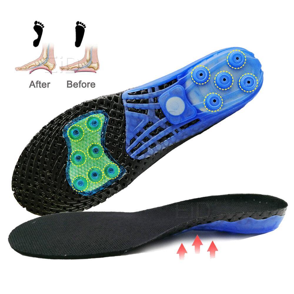 Spring Silicone Orthopedic Arch Support Insoles Inserts Flat Feet Orthotic Shoes Sole Insoles Plantar Fasciitis - MRSLM