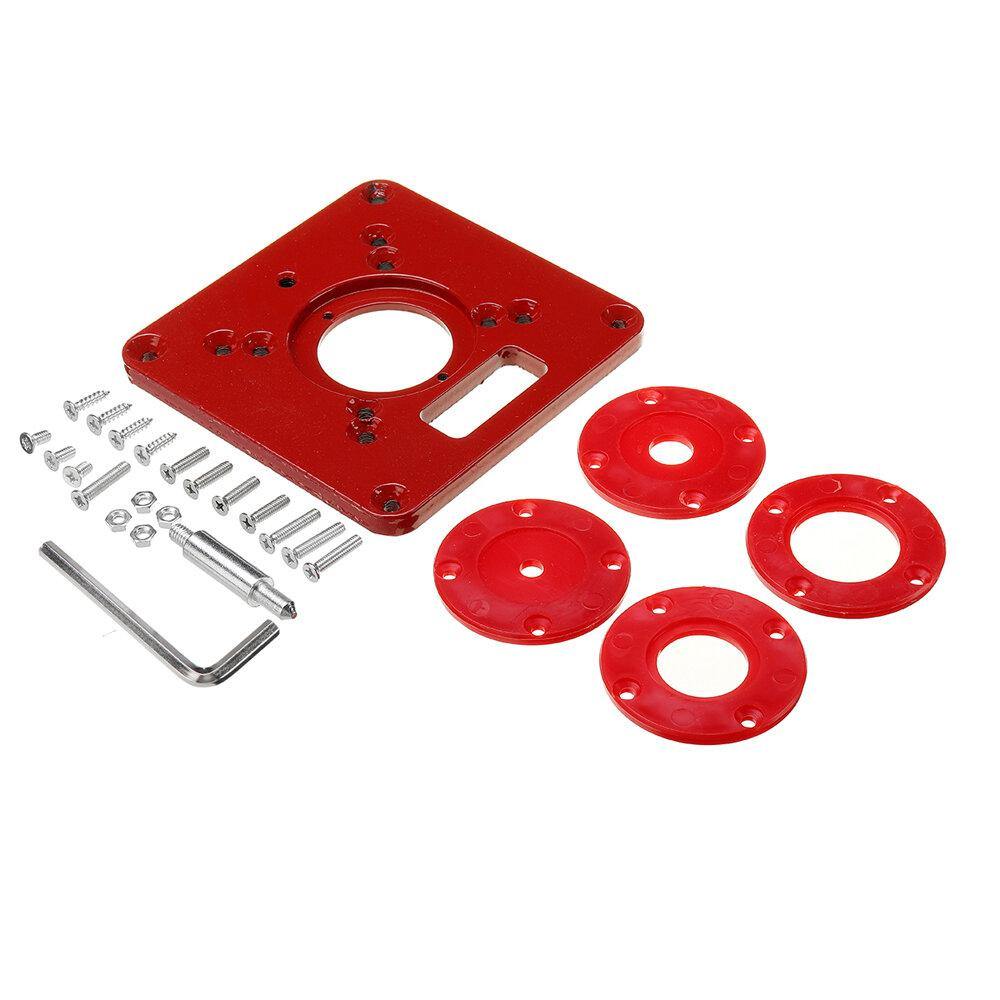 Aluminum Alloy Router Table Insert Plate Trimming Machine Flip Board For Woodworking Benches Router Table Plate Rt0700c - MRSLM