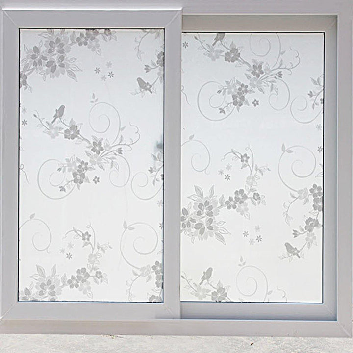 45*200cm Waterproof Frosted Bathroom Window Glass Film Stickers Decorations - MRSLM
