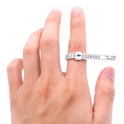 Finger Ring Sizer Measuring Tool US UK EU JP/KR Size Jewelry Easy To Use Alloy Gauge Ring Gauge Tool New Equipments Tester - MRSLM