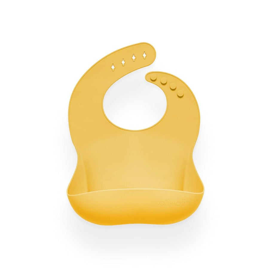 Mustard Silicone Baby Bib - MRSLM