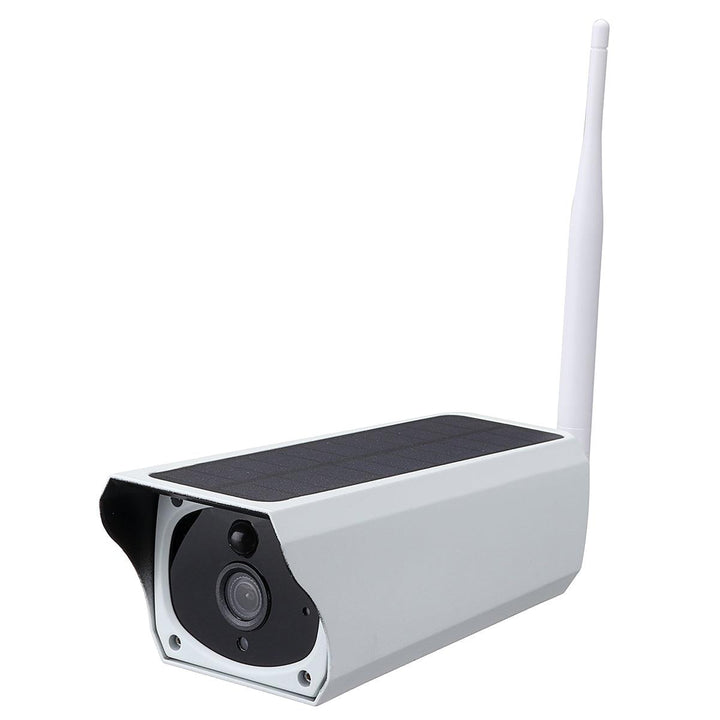 Solar Powered Wireless WIFI IP Camera 1080P HD Infrared Night Vision Waterproof Security Surveillance CCTV Dual Power Supply Long Standby (English) - MRSLM