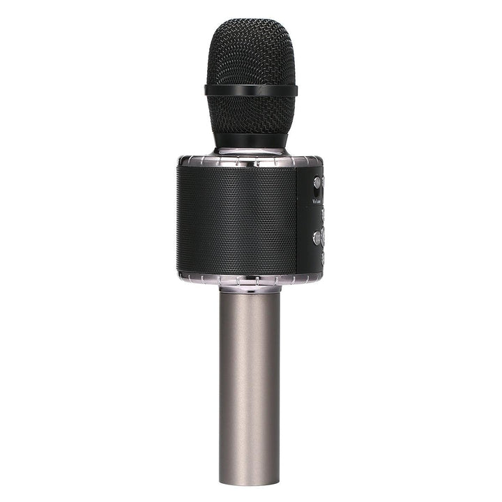 LOSKII Wireless bluetooth Karaoke Microphone Speaker Handheld Cordless KTV MIC Stereo Speaker Music Player - MRSLM
