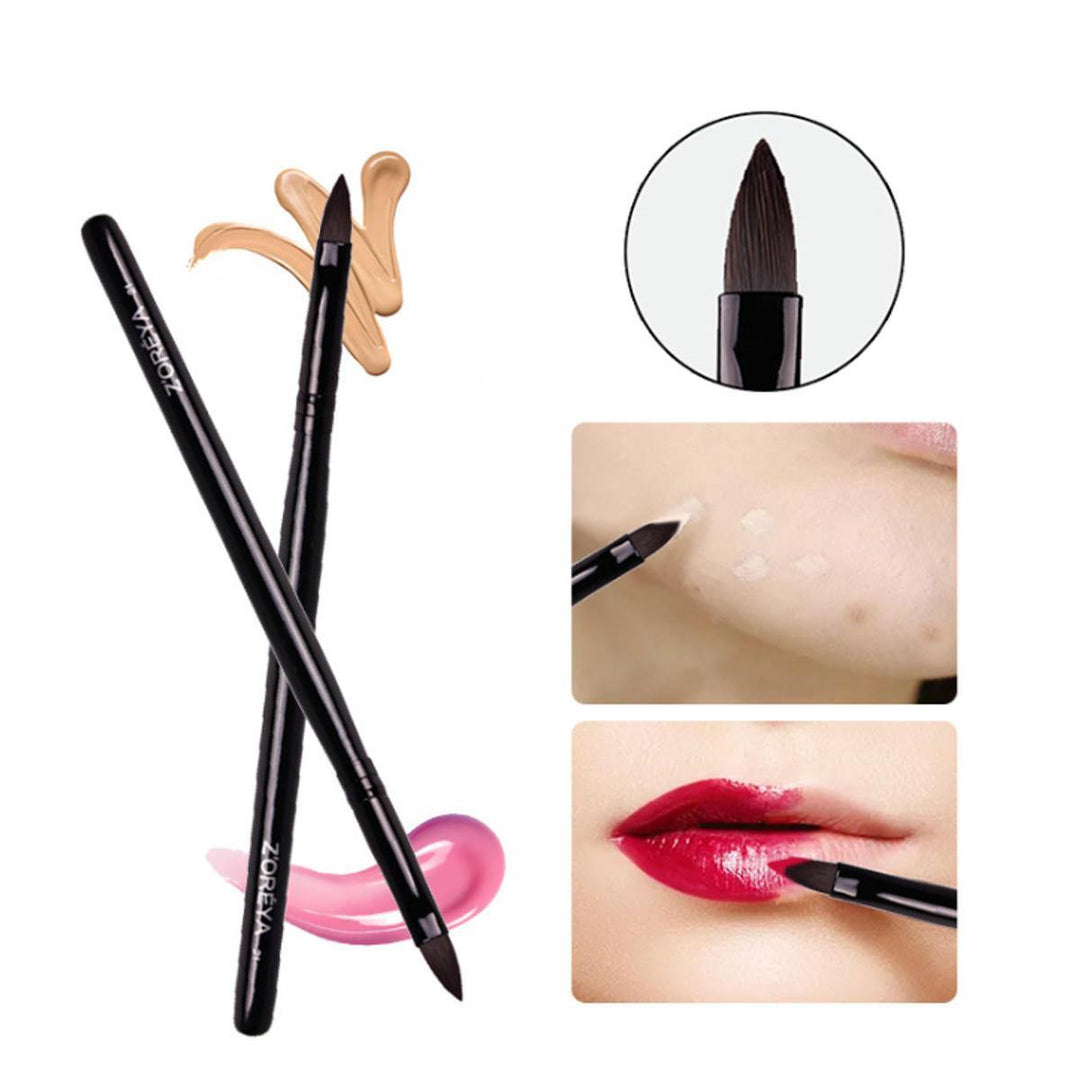 1 Pcs 15cm Nylon Hair Wooden Handle Makeup Brushes For Lips Beauty Makeup Tools - MRSLM