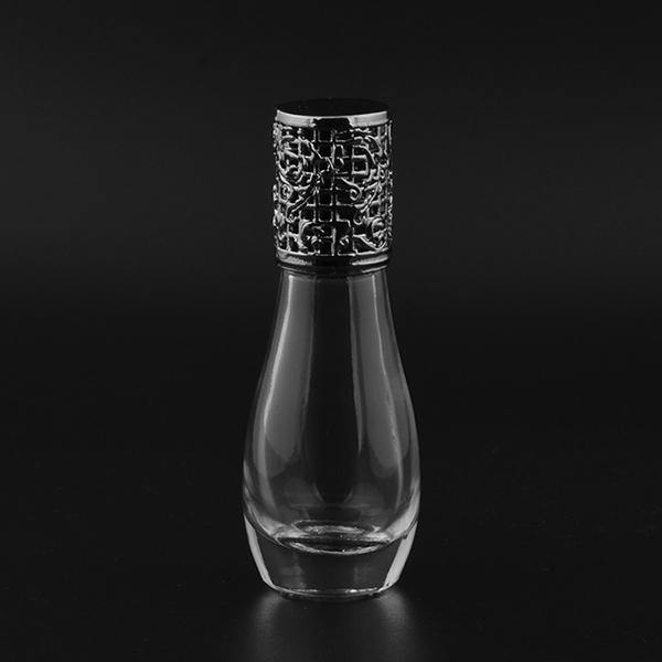 12ml Empty Perfume Bottle Metal Roller Ball Glass Bowling Shape Bottles Refillable Container - MRSLM