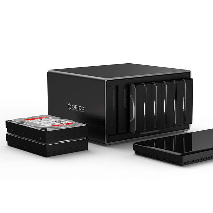 Orico NS800U3 8-Bay 3.5 Inch USB 3.0 UASP Hard Drive Enclosure Storage System - MRSLM