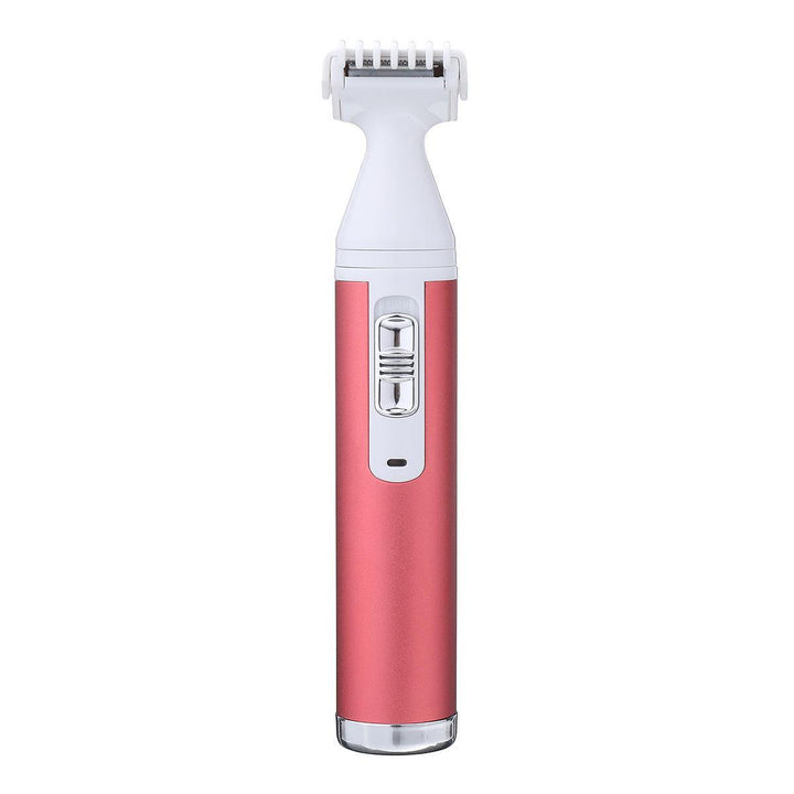 5 IN 1 Electric Shaver for Women Painless Hair Remover Set Epilator USB Rechargeable with 5 Detachable Attachments for Bikini Trimmer/Nose Hair Trimmer/Eyebrow Shaper/Body Shaver - MRSLM