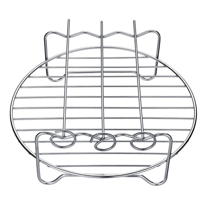 6Pcs Non-stick Air Fryer Accessories Set 7 Inch Cake Pizza BBQ Roast Baking Tools For 3.2-5.8QT - MRSLM