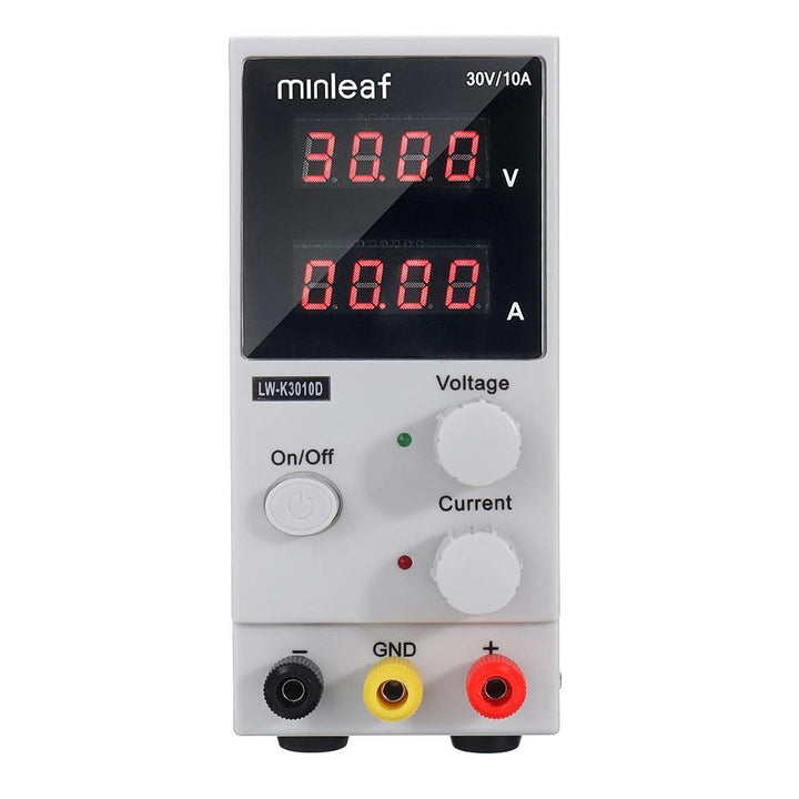 Minleaf LONG WEI K3010D 4 Digits LED Display 110V/220V 30V 10A Adjustable DC Power Supply Switching Regulated Power Supply - MRSLM