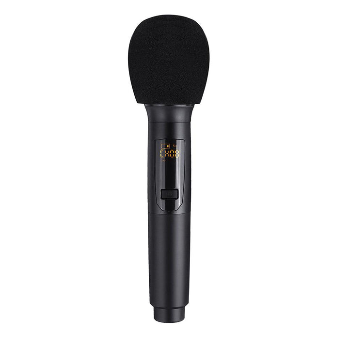 K18 Microphone Handheld Wireless Connection Long Battery life UHF Mic Microphone Outdoor Karaoke Receiver System - MRSLM