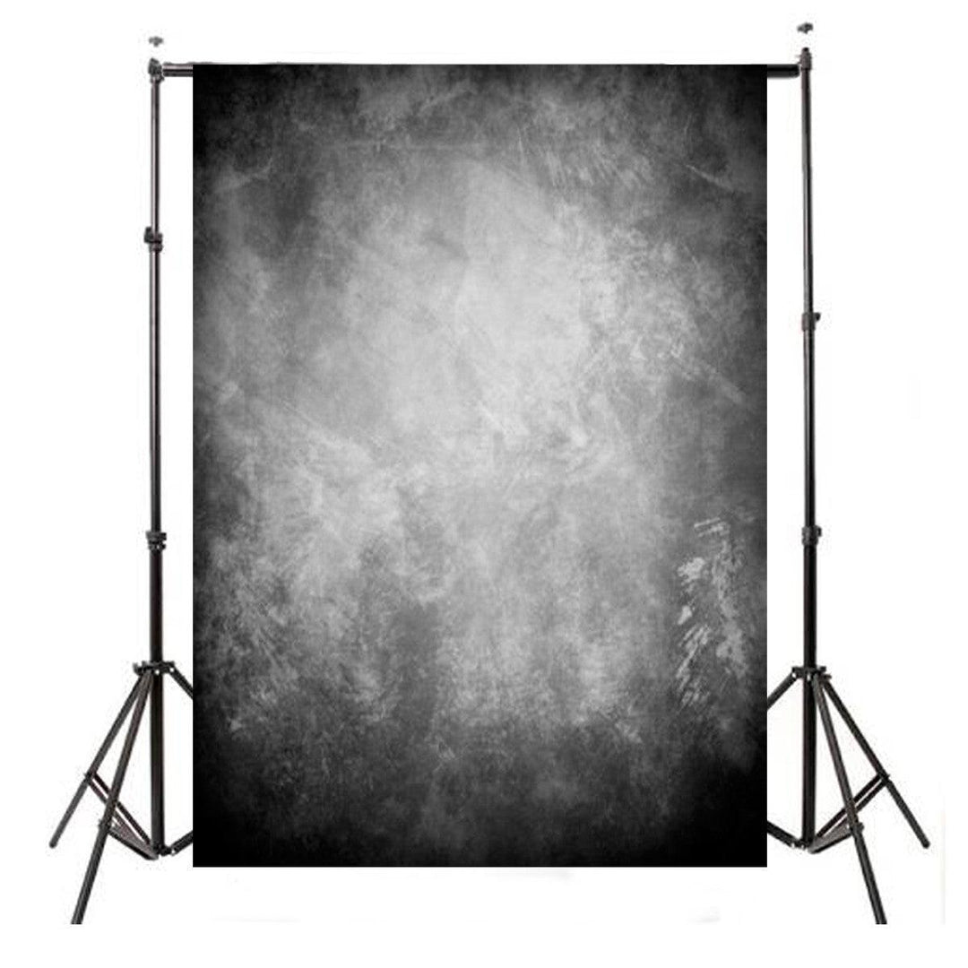 5x7FT Bright black Vintage Wall Photography Backdrop Studio Prop Background - MRSLM