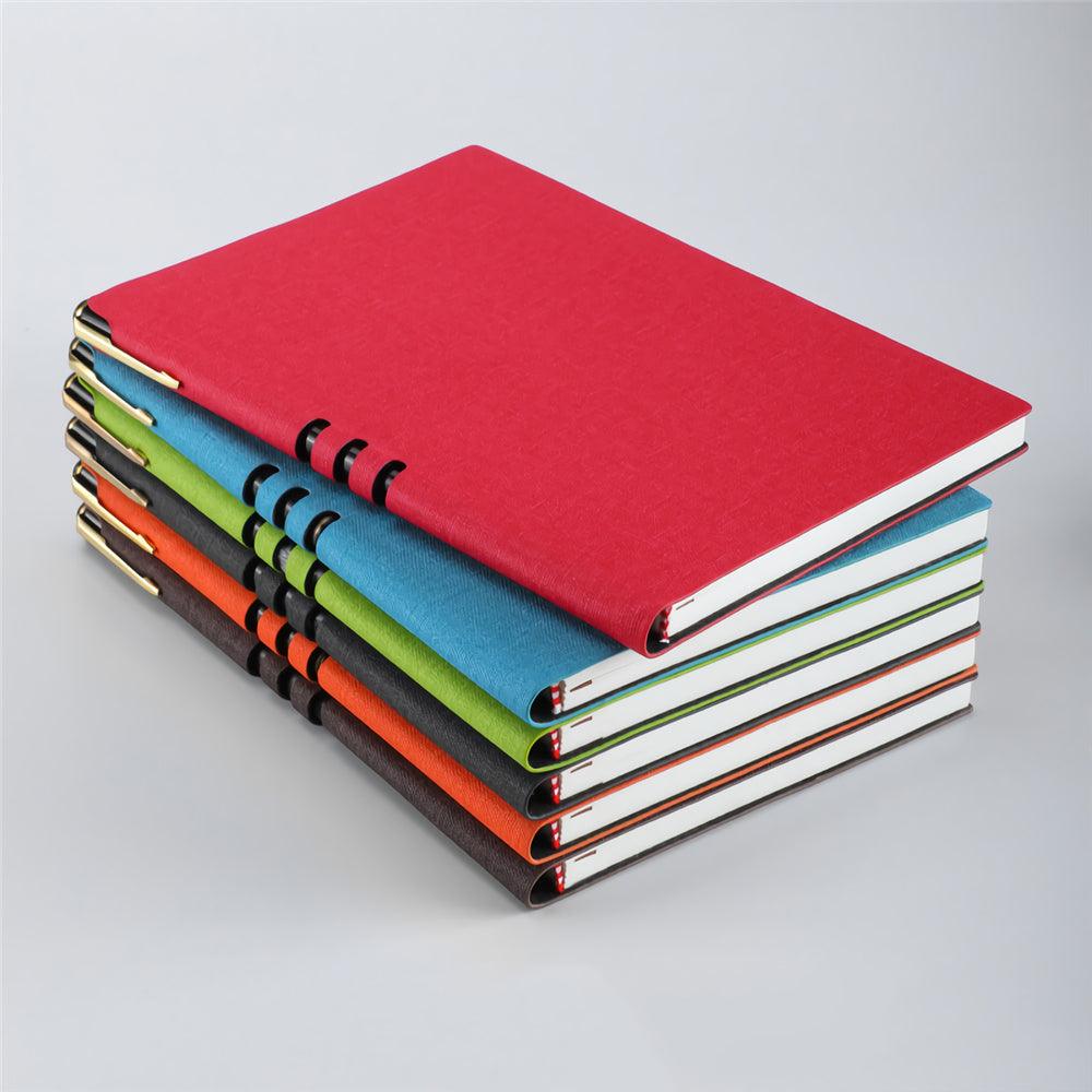 A5 Business Office Notebook Creative Soft Leather Daily Work Notebook Stationery Writing Notebook Office Supplies - MRSLM