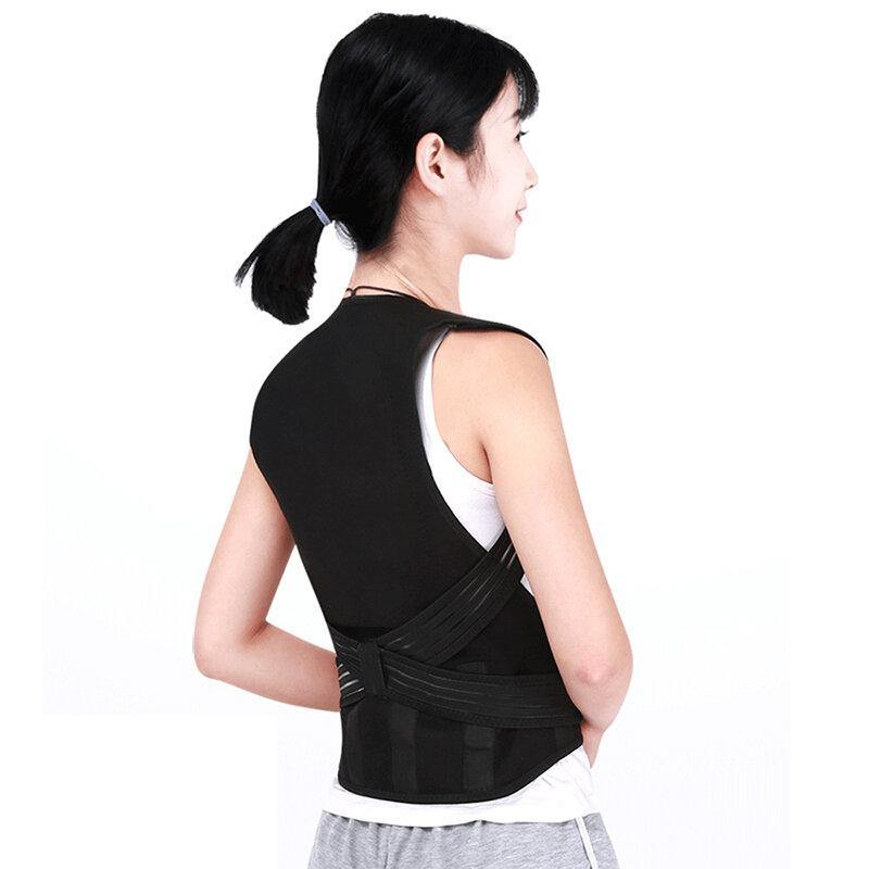Tourmaline Self Heating Magnetic Therapy Waist Shoulder Back Posture Corrector Spine Support Back Brace Self-heating Vest Belt - MRSLM