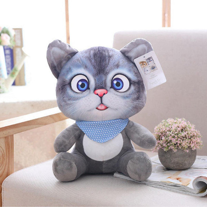 20/30 CM Cute Soft Stuffed Cat Seat Dolls Pillow Cushion Plush Animal Toy for Kids Gifts - MRSLM