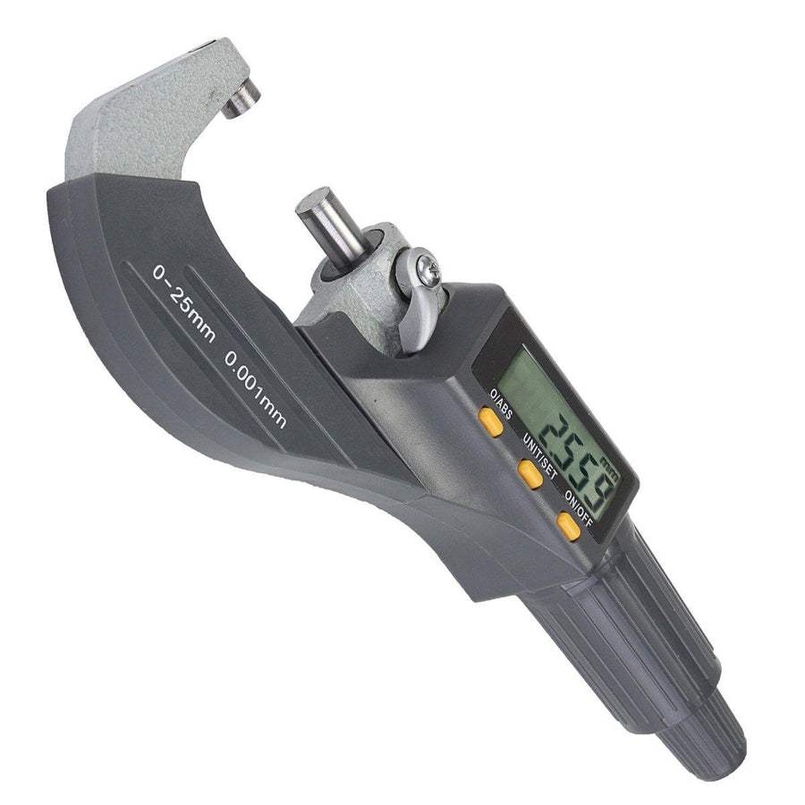 LCD Electronic Digimatic Micrometer Professional 0-25mm Outside 0-1inch/0.00005inch - MRSLM