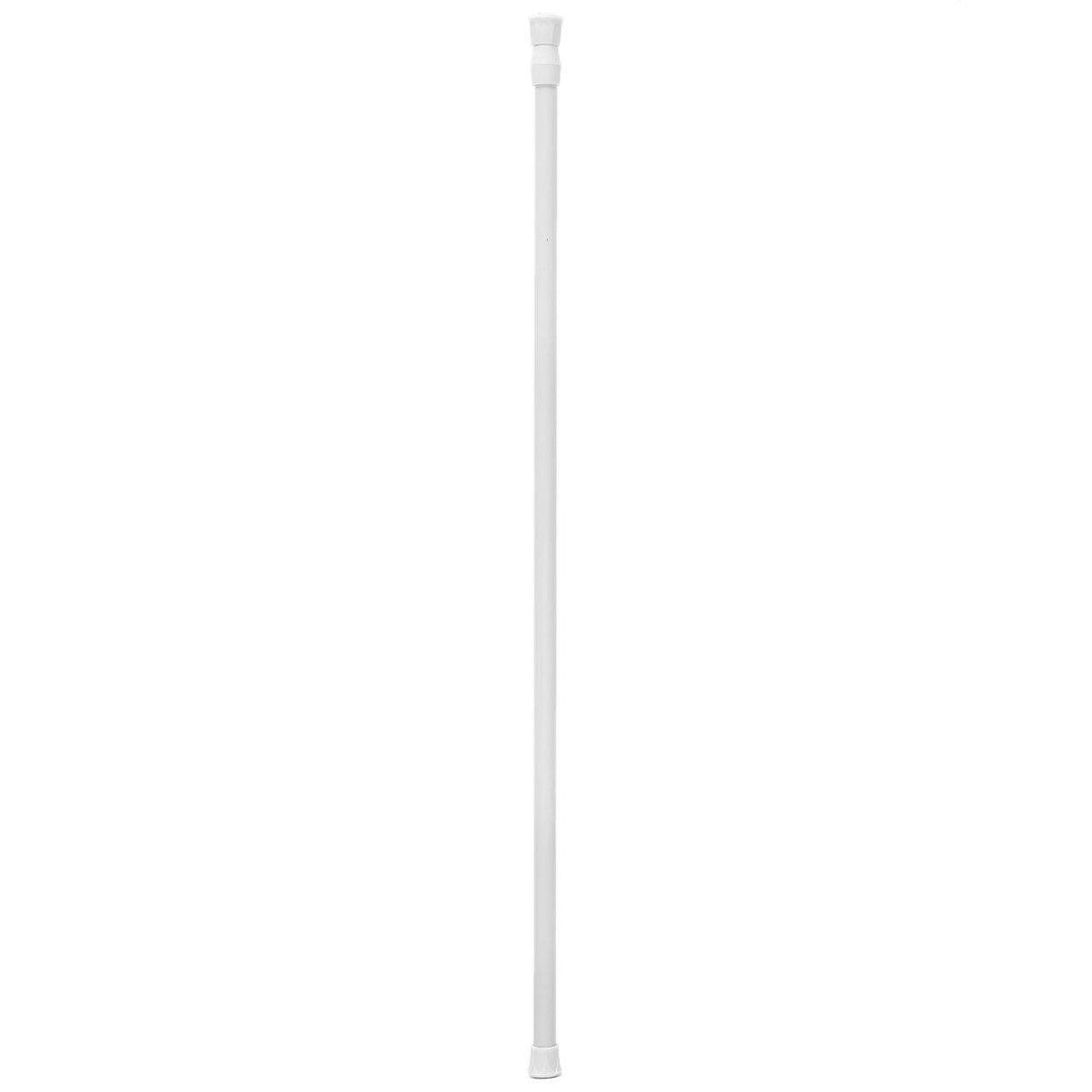 60-110cm Extendable Adjustable Spring Tension Curtain Rod Pole Telescopic Pole Shower Curtain Rod - MRSLM