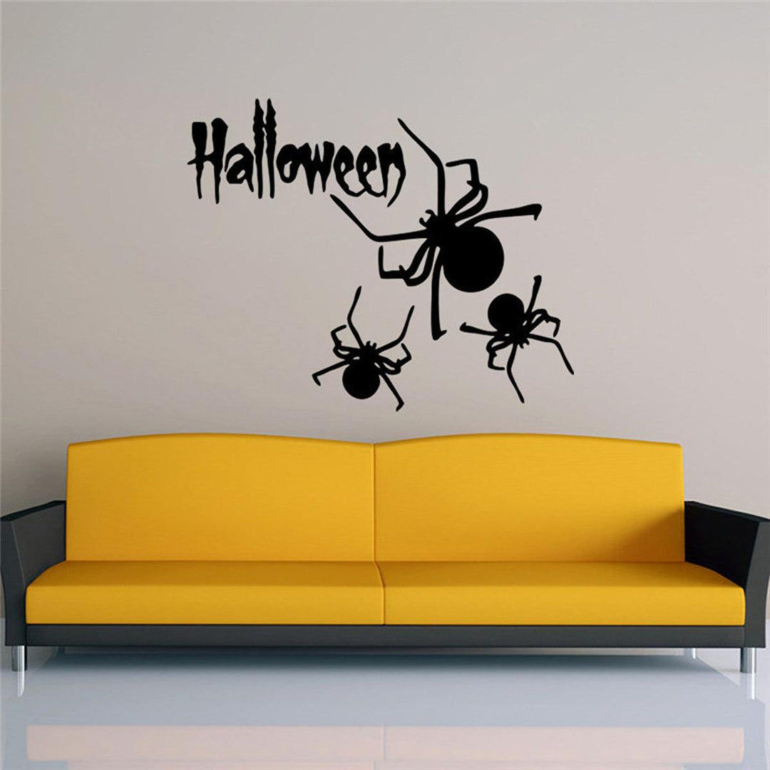 Halloween Spider Stickers Decorative Wall Stickers Wall Decorative Art Home Office Decor - MRSLM