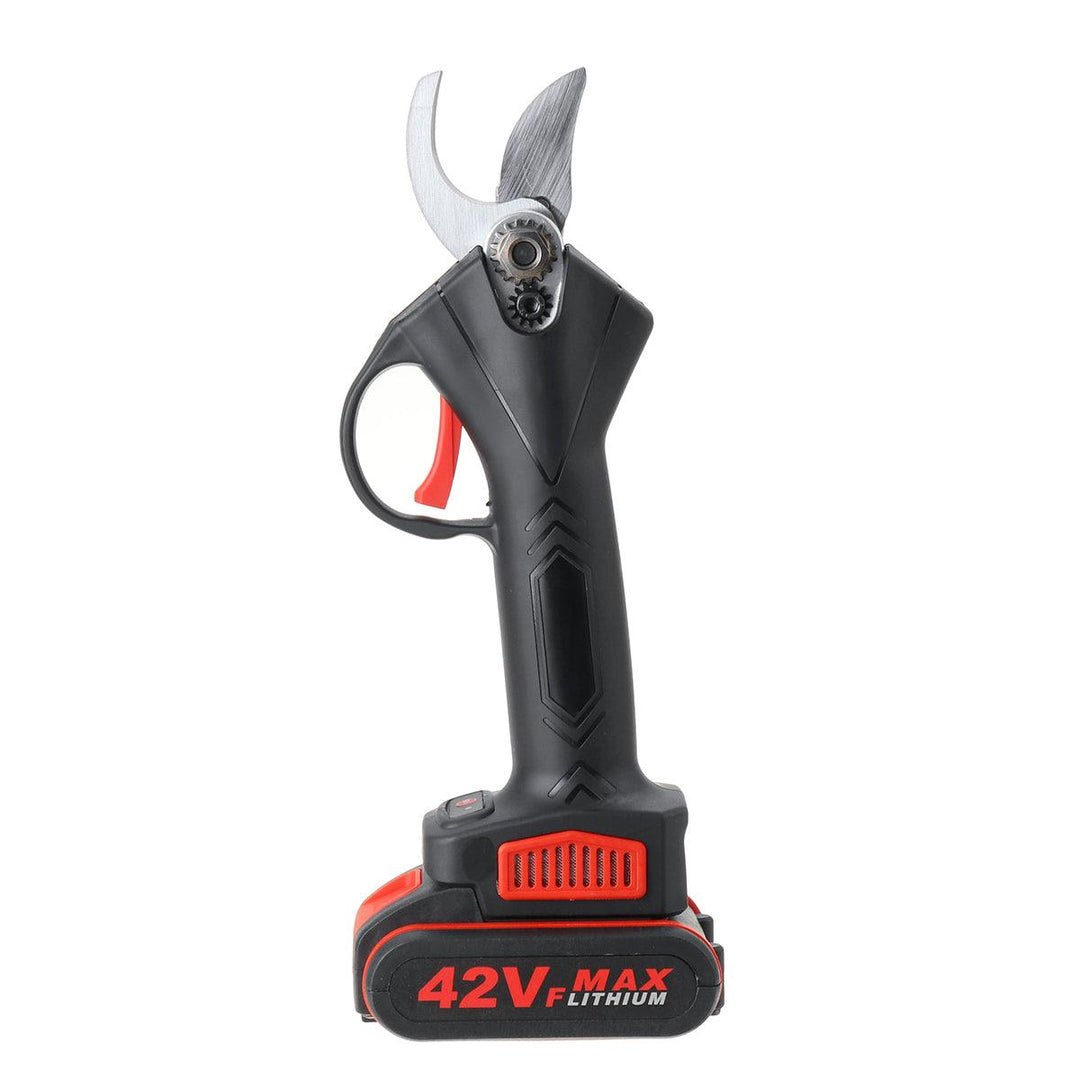 42V Rechargeable Electric Pruning Shears Scissors Branch Cutter Garden Tool W/ 1 or 2 Li-ion Battery - MRSLM