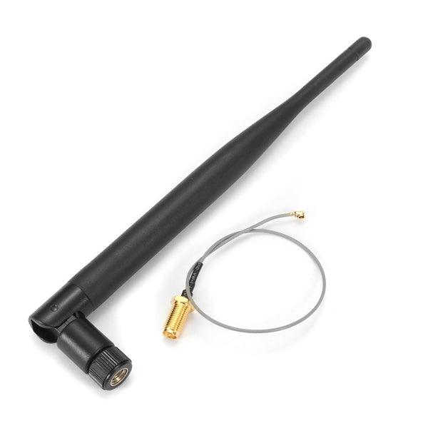 2.4GHz 6dBi 50ohm Wireless Wifi Omni Copper Dipole Antenna SMA To IPEX For Monitoring Router 195mm - MRSLM