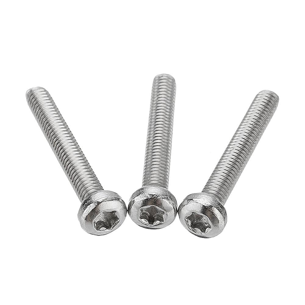Suleve™ M3ST1 50Pcs M3 Insert Torx Screw Stainless Steel for Replaces Carbide Inserts CNC Lathe Tool - MRSLM