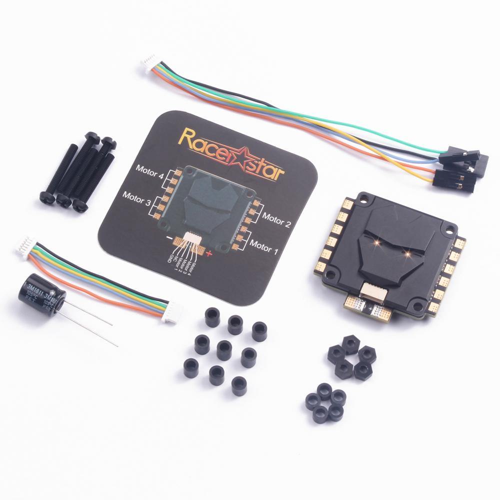 Anniversary Special Edition 30.5x30.5mm Racerstar Metal 50A BL_32 2-6S DShot1200 4in1 ESC CNC IP65 Waterproof for RC Drone FPV Racing - MRSLM