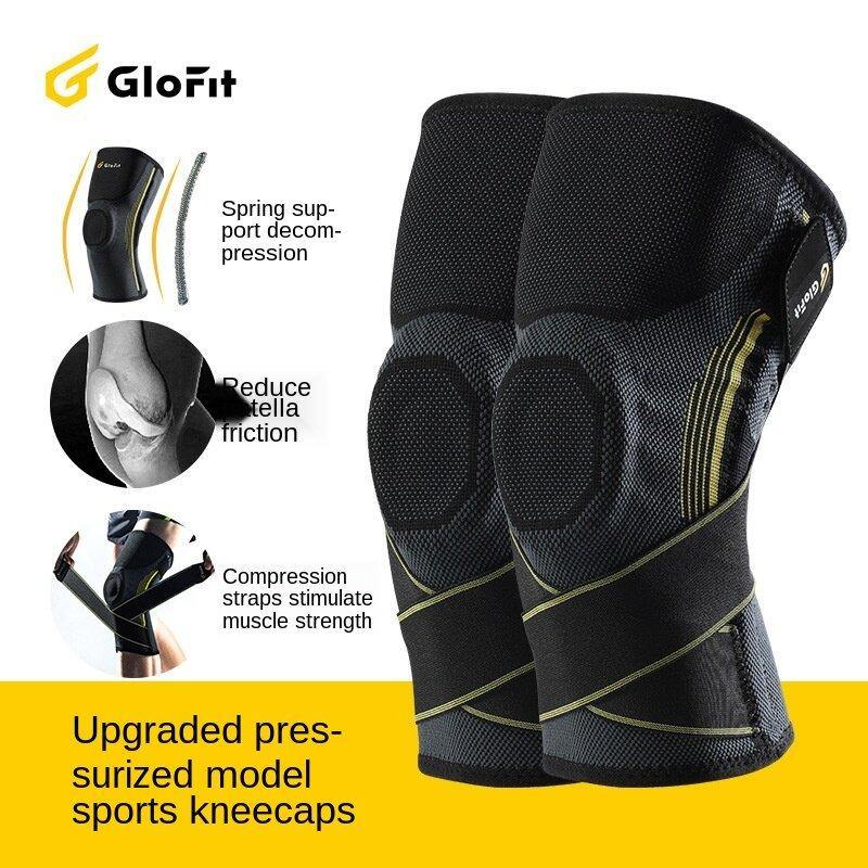Knee Brace For Pain Knitted Bandage Pressure Sport Knee Pads Support Fitness Cycling Basketball Protector - MRSLM