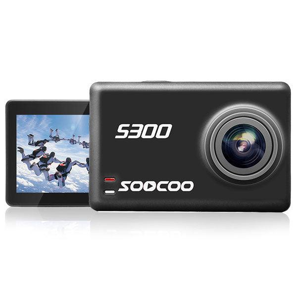 SOOCOO S300 Hi3559V100 IMX377 Sensor 170 Degree Wide Angle 2.35 Inch Touch LCD with WiFi Gryo 12MP CMOS Sport Action Camera Support External Microphone - MRSLM