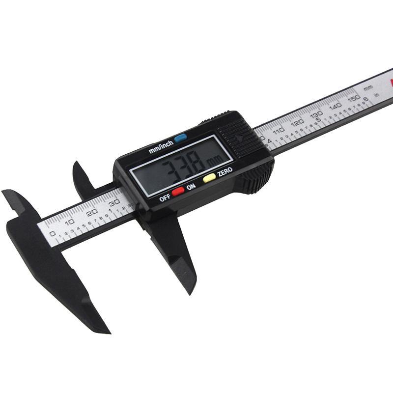 ANENG 150mm 6inch LCD Digital Vernier Caliper Electronic Micrometer Carbon Fiber - MRSLM