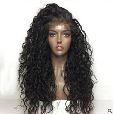 New product explosion European and American fashion wig ladies front lace chemical fiber wig set - MRSLM
