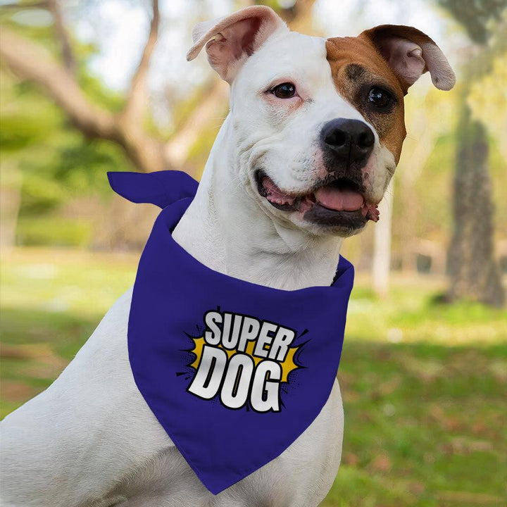 Super Pet Bandana - Colorful Dog Bandana - Graphic Pet Scarf - MRSLM