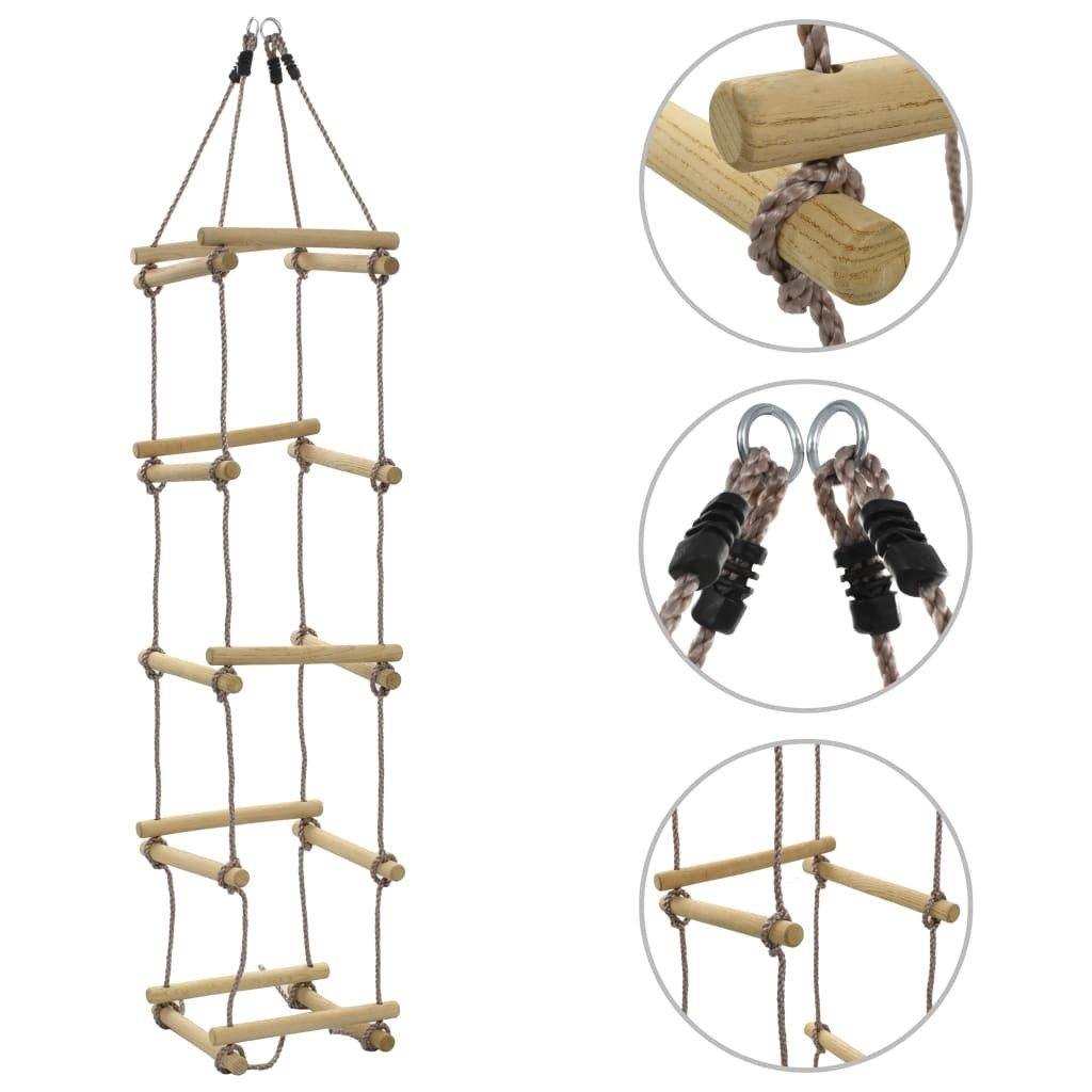 Rope ladder for children 200 cm Wood - MRSLM