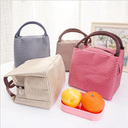 striped lunch bag, view 6 - MRSLM