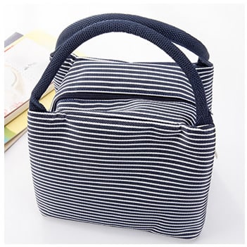 striped lunch bag, view 3 - MRSLM