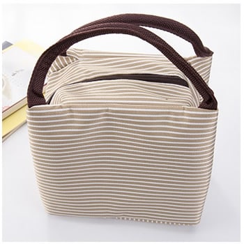 Striped Lunch Bag