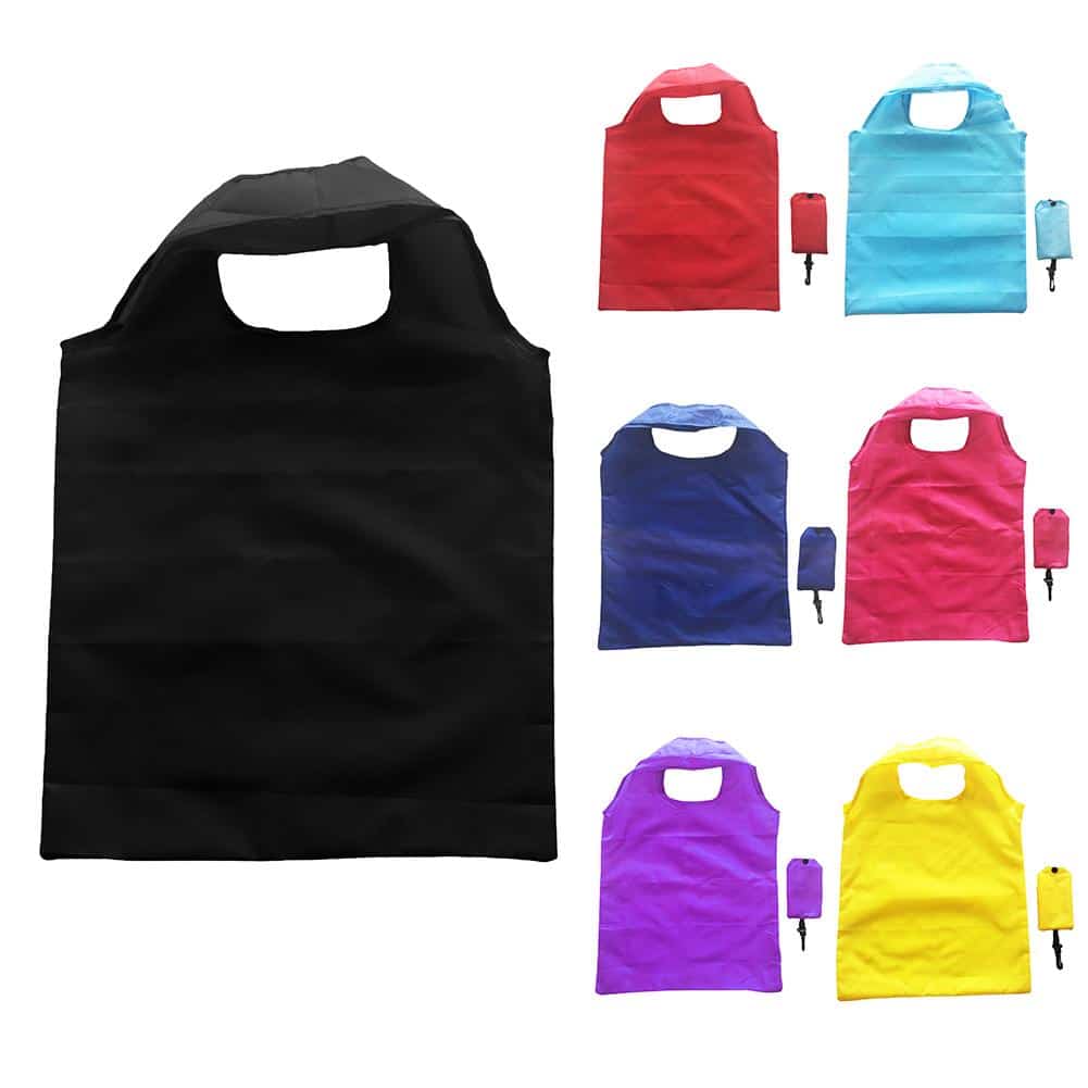 Solid Color Foldable Shopping Bag