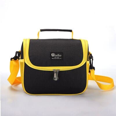 thermal lunch bag with zipper, view 2 - MRSLM