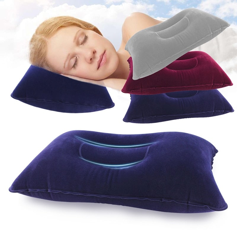 portable inflatable double sided pillow, view 5 - MRSLM