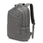 rivet detail laptop backpack, view 2 - MRSLM
